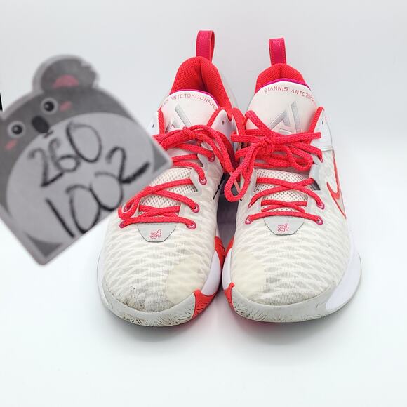 Nike Giannis Immortality CZ4099-101 White Red Men\'s size 10 main image 5
